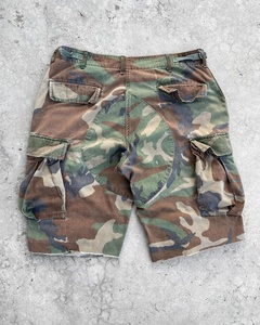 Pantalones Cortos de Mezclilla WT, Estilo Bermuda, Cintura Alta, Algodón Grueso, Holgados, Estilo Camuflaje, para <span class=keywords><strong>Hombre</strong></span> - Product Image 2