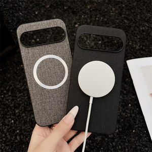 Funda magnética de tela de lujo para <span class=keywords><strong>Google</strong></span> <span class=keywords><strong>Pixel</strong></span> 10 9 8 7 <span class=keywords><strong>6</strong></span> <span class=keywords><strong>Pro</strong></span> XL 8A 7A 6A, funda delgada a prueba de golpes con imán para Pixel10 9Pro - Product Image 2