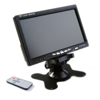 Moniteur pliable LCD TN 7 pouces avec caméra de recul Android Auto pour bus, affichage avec deux entrées vidéo, GPS, garantie 1 an