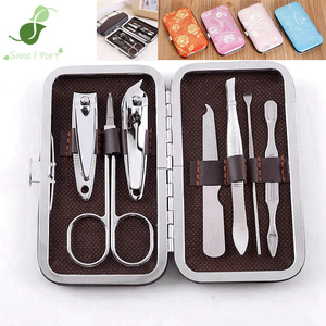 SunelPort – Trousse de Soin des Ongles de Luxe pour Bébé, 7-en-1, en Acier Inoxydable, Coupe-Ongles et <span class=keywords><strong>Pince</strong></span> à Cuticules, Boîte Portable, <span class=keywords><strong>Professionnelle</strong></span> et Durable pour Bébés - Product Image 1