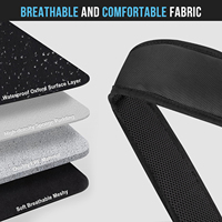 Sangle de remplacement pour sac de golf, harnais ergonomique à double épaule rembourré en maille, kit d'accessoires pour sac de transport personnalisé OEM