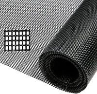 Best-seller 180 g polyester à revêtement en PVC noir anti-rayures et anti-morsures filet de sécurité pour animaux de compagnie pour porte de balcon