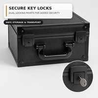 Étui de rangement personnalisé en aluminium à 3 rangées pour cartes gradées, avec serrure à clé, pour cartes de sport PSA de baseball