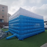Tente de club de nuit gonflable Yuedong, 210 D Oxford, forme carrée, mariages, événements d'entreprise, utilisation mobile