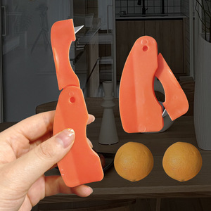 Nahe Folding Finger Peeler Orange Plastic Fruit Divider For Citrus Tools - Product Image 1