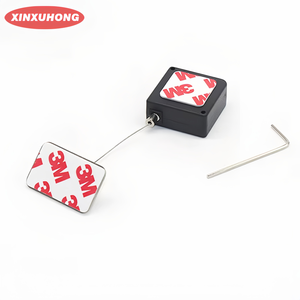 XXH-PB007 bán buôn nhỏ vuông dây kéo hộp đồ trang sức cáp rút lại chống trộm với khóa kênh wiggle dây an toàn sản phẩm - Product Image 1