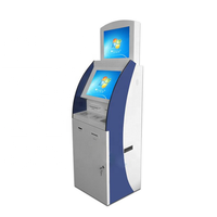 Kiosque en libre-service avec lecteur de carte, double écran, kiosque bancaire, distributeur automatique de billets, vente en usine OED en Chine