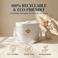 Boîte cadeau rigide en carton blanc de luxe avec logo imprimé personnalisé, embossé, avec poignée en ruban, matériaux recyclés, taille personnalisée