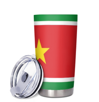 Gobelet isotherme 20 oz en acier inoxydable avec couvercle, motif drapeau des Bahamas, le plus vendu, idéal pour le café, convient aux hommes et aux femmes