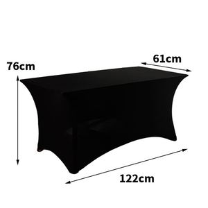 Mantel de Spandex Personalizado 2023, Impreso, Rectangular de 4 Pies, Color Rosa, con Logotipo - Product Image 5