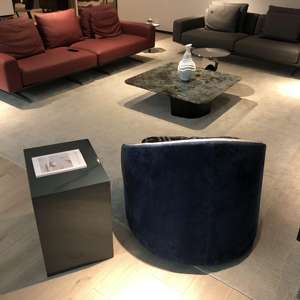 Sillón Minimalista de Tela para Sala de Estar, Sillón de Descanso Suave para Hotel o Villa - Product Image 4