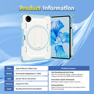 Combo couverture arrière antichoc armure hybride avec support étuis tablette housse pour <span class=keywords><strong>huawei</strong></span> matepad <span class=keywords><strong>mate</strong></span> pad <span class=keywords><strong>pro</strong></span> 11 12.6 étui - Product Image 6