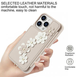 Étui portefeuille élégant à bandoulière avec sangle en chaîne détachable, porte-cartes, étuis de téléphone en cuir PU matelassé pour <span class=keywords><strong>Iphone</strong></span> 16 Pro Max - Product Image 3