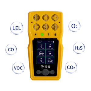Détecteur de gaz Yaoan 6 en 1, analyseur de détection de gaz, détecteur de gaz multi-gaz portable - Product Image 1