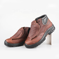 Chaussures de sécurité pour soudeur et soudeur à bout en acier pour hommes