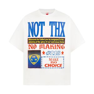 American-style Streetwear Letter-print Short-sleeve <strong>T</strong>-<strong>shirt</strong> Men Women Summer High-street Vintage Loose-fit Casual Pure Cotton - Product Image 2