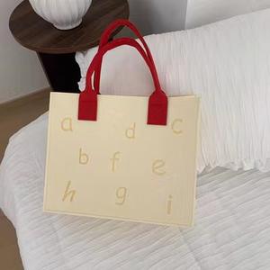 Professional Felt Large Capacity <b>Shopping</b> Carry <b>Bag</b> with Customized - Product Image 6