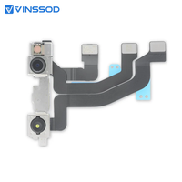 Remplacement de la caméra frontale pour iPhone X/XR/XS/XS MAX, câble flexible du capteur Face ID avec connecteurs, adaptateur de réparation de téléphone
