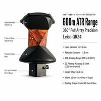 Prisme de topographie compact Leica Prisms Scope Biled Projector Dual 4 Pro Mini Beam 100w 6 Tir Headlight 7 380 king pour station totale