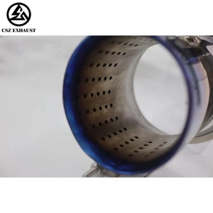 CSZ para Lamborghini Aventador SVJ 6.5L V12 Tubo recto de escape de titanio con eje trasero X-pipe - Product Image 4
