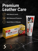 Crema para zapatos de cuero con lanolina de 70g, anti-roturas por sequedad, nutritiva natural, para calzado de exterior, protección a largo plazo