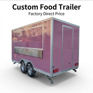 Remorque de restauration mobile personnalisée pour la vente de nourriture de rue, <span class=keywords><strong>camion</strong></span> de restauration rapide, remorque de traiteur pour les activités commerciales en extérieur - Product Image 2