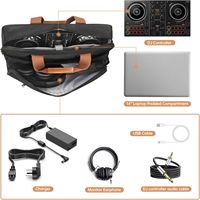 Sacoche de voyage portable personnalisée pour Pioneer DJ DDJ-200 pour Numark Party Mix II Compact DJ Controller Mallette de transport rembourrée