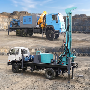 Foreuse de puits d'eau APCOM montée sur camion, foreuse rotative de 200m, 300m, 400m avec pompe, moteur et composants essentiels - Product Image 1