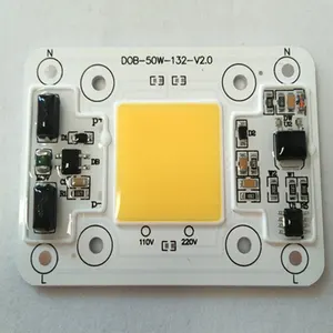 Dimmable LED COB Chip 50W AC220V Smart IC Grow Light DIY Día Blanco Cálido Blanco Frío Blanco Fuente de iluminación de espectro completo