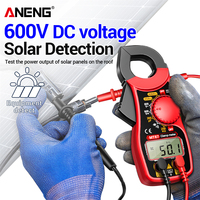 Mini Clamp Meter Digital Multimeter Aneng Mt87 AC/DC Voltmeter Ohm 400A AC Current Multifungsi Alat Perbaikan Rumah/Tukang Listrik