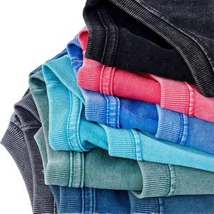 Vente en gros de t-shirts personnalisés grande taille pour hommes 100% coton chemises vierges à imprimé vintage col rond pour hommes - Product Image 1