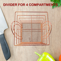 Fourniture directe d'usine Boutique Rainbow Design Porte-couverts en or rose Porte-cuillère Porte-couverts de Noël pour la cuisine