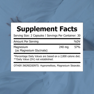 Capsules de glycinate de magnésium personnalisées : favorisent un sommeil sain, une relaxation musculaire et une meilleure santé osseuse - Product Image 2