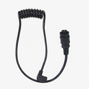 Câble spiralé en PU pour outils de jardinage au lithium, tondeuse à gazon, taille-haie, cueilleur de thé, avec tête d'aviation assemblée, cordon d'alimentation - Product Image 2