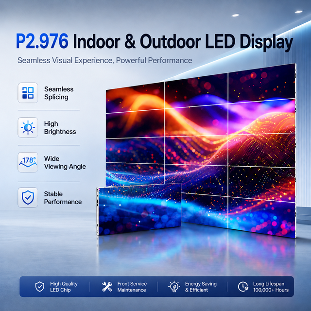 BOSHUO HD Waterproof P2.976 High-Brightness Indoor & Outdoor LED Display Innovative Transparent LED Screen