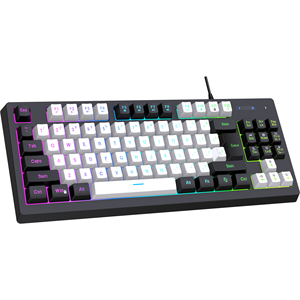 <span class=keywords><strong>Clavier</strong></span> de jeu pour PC à 68 touches avec éclairage RVB, mécanique, interface 2,4 GHz, connexion de type C, trois modes avec capuchons de touches, produit pour les joueurs - Product Image 4