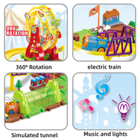 Grande roue train électrique jouet piste jouet assembler orbite assembler piste pour enfants éducatifs enfants Puzzle piste voitures jouets