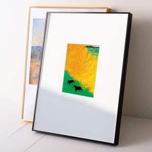 Ensemble de 5 cadres photo portrait et paysage avec feuille PS transparente pour décoration murale personnalisable - Product Image 1