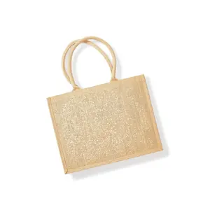Sac de courses en jute scintillant, merchandising durable - Product Image 5