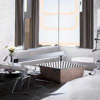 Bras de douche carré en acier inoxydable 304 de 12/10 pouces, fixation murale, moderne, avec pommeau de douche cascade LED, finition plaquée, pour salle de bain, garantie 5 ans