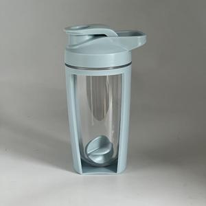 500 मिली पोर्टेबल प्लास्टिक डबल लेयर शेकर कप फिटनेस वाटर शेकर कप के लिए जिम प्रोटीन शेकर्स - Product Image 6