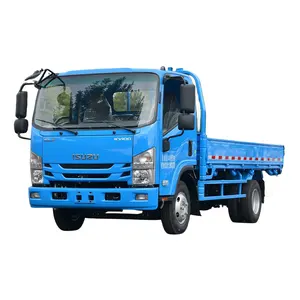 العلامة التجارية ايسوزو 4X2 189HP شاحنة بضائع مستعملة محرك ديزل فان شاحنة يدوية 139kw شاحنة كيا بونجو 3 شاحنة