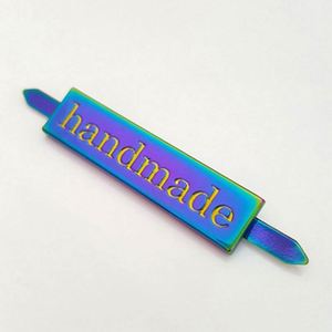 Etiquetas Clásicas de Otras Marcas, Hechas a Mano, Personalizadas, Ecológicas, Plegables por un Lado, Etiquetas de Ropa para Bolsas, Zapatos y Prendas - Product Image 3