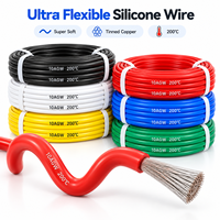 Kabel Silikon Fleksibel AWG 8-24 untuk Model Hobi RC Pesawat Drone Paket Baterai LED Strip Kabel Elektronik