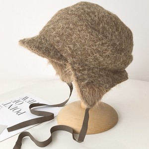 Japanese Style Fluffy Warm Bucket Hat For Women Winter Outdoor Hiking Keep Warm Windproof Camel Black Gray Beige - Product Image 2