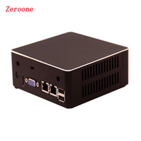 Zeroone CT-1A DC19V NUC Mini Host soporte Intel Haswell-U 4th Broadwell-U 5th I3 I5 I7 15W CPU