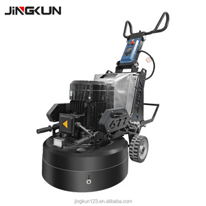 جهاز جلخ الخرسانة اليدوي أحادي المحرك طراز JINGKUN 677 عالي الكفاءة لمشاريع تجديد الأرضيات الإيبوكسية المعالجة ذات المساحات الصغيرة - Product Image 1