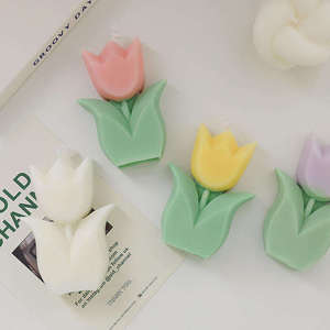 AIKUN Bougies parfumées en forme de tulipe pour la décoration de la maison, bricolage, sûres et écologiques, bougies naturelles - Product Image 4