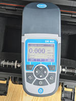 Photomètre et colorimètre portables pour l'analyse de l'eau My O Mu Dr 900 Hach, détection de la turbidité, COD, pH 0-14, température 0-80°C