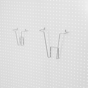 <strong>Pegboard</strong> Hanger <strong>Hook</strong> Supermarket Rust Resistant Chrome Goods <strong>Display</strong> Metal <strong>Hook</strong> for <strong>Pegboard</strong> - Product Image 1